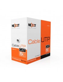 Caja Cable Utp Nexxt Cat5e 4p Gris U/UTP CM 100m/328ft