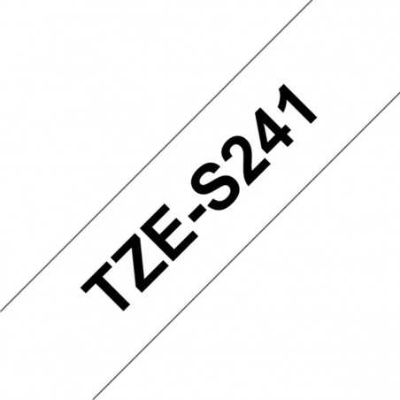 Cinta Brother Tze-S241 Para Rotuladoras 18mm X 8mts