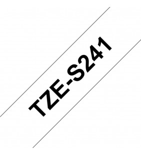 Cinta Brother Tze-S241 Para Rotuladoras 18mm X 8mts